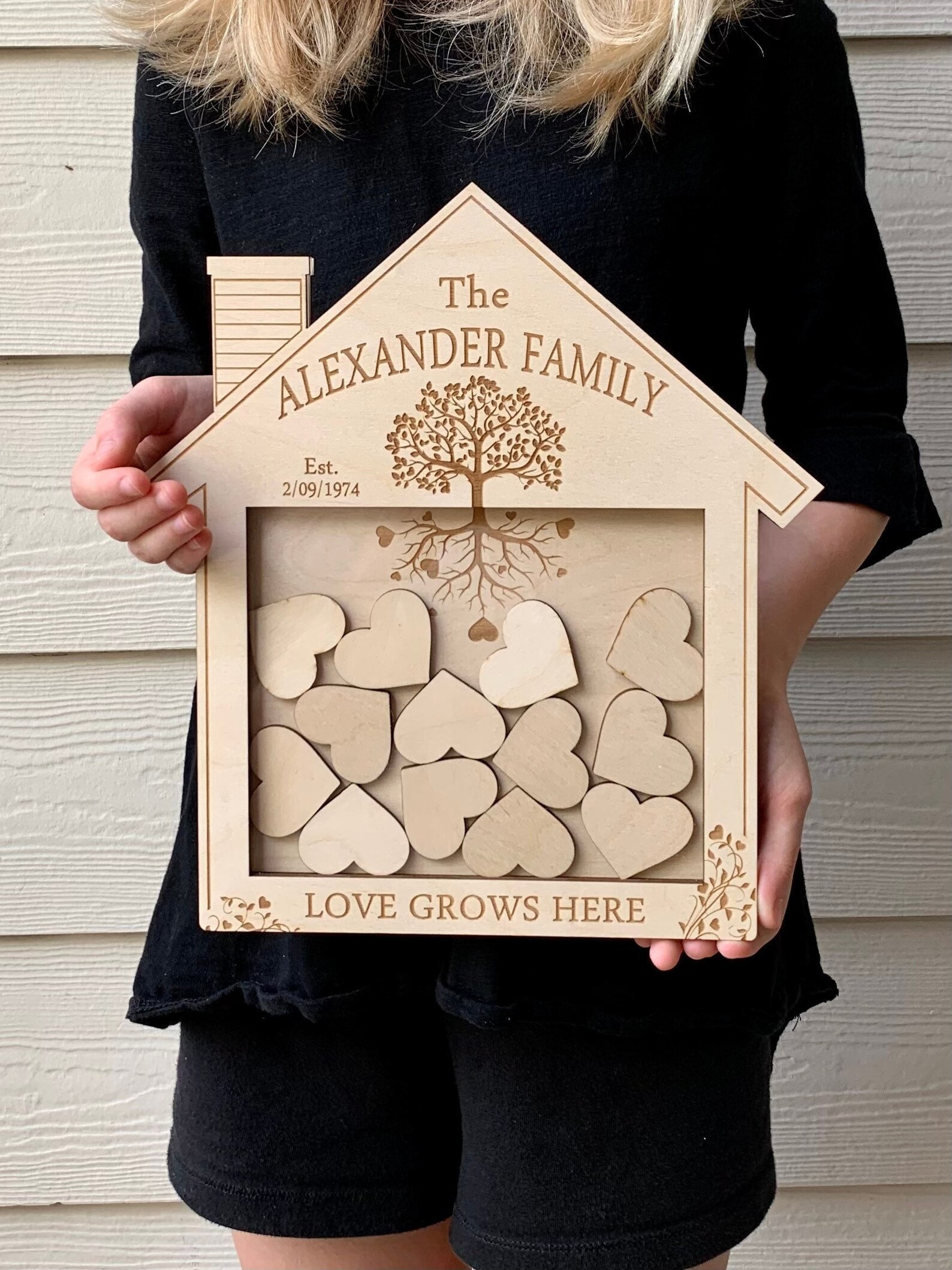 Personalized Family Gift Sign - Etsy