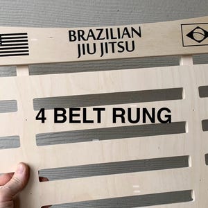 Martial Arts Belt Holder - Light 4 Belts