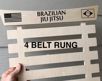 Martial Arts Belt Holder - Light 4 Belts