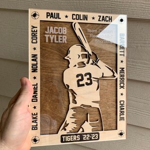 Resin Baseball Trophy Plaque | Willamette Valley Awards