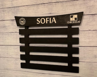 Martial Arts Belt Holder - Light 5 Belts