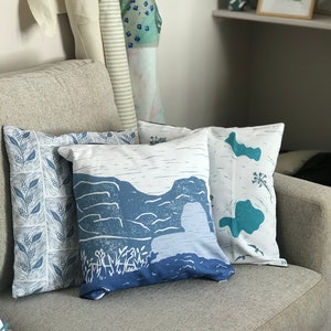 Durdle Door Lino Cushion