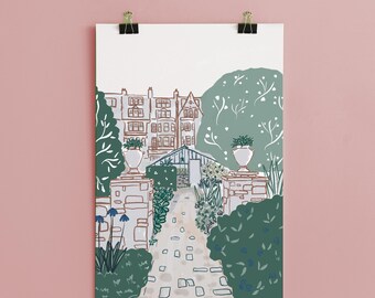 “Chelchel Physic Garden” Glicee Print