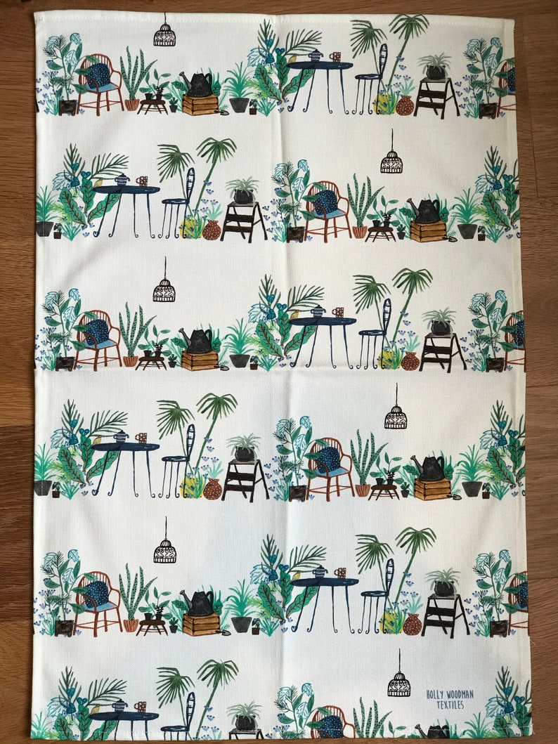 Garden Glasshouse Tea Towel image 4