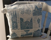 Oxford Lino Print Cushion