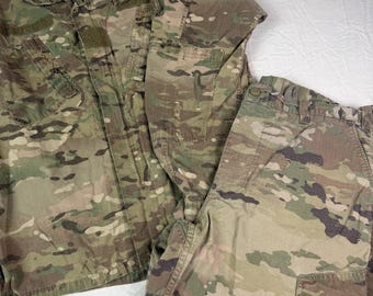 US Army OCP Multicam ACU Uniform Set Large Regular Combat Shirt Pants Military