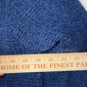 Suéter de lana lavable con cremallera de 1/4 para hombre Pendleton, talla XL, color azul. imagen 7