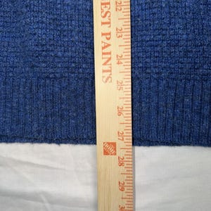 Suéter de lana lavable con cremallera de 1/4 para hombre Pendleton, talla XL, color azul. imagen 6