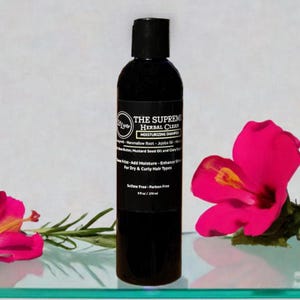 Sulfate-Free Herbal Shampoo: Fenugreek & Marshmallow - Curl Cleanser