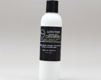 Marshmallow Root Leave-In Conditioner for Curly and Coily Hair, 8 oz