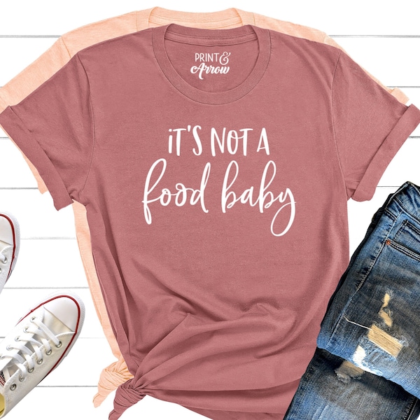 It's Not A Food Baby Shirt, Christmas Pregnancy Announcement Shirt, Grandparents, Pregnancy Reveal, Baby Announcement Shirt, Funny Pregnancy