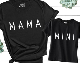 Mommy and Me Outfits, Mama and Mini Shirts, Mini Me Shirt, Mommy and Me Shirts, Matching Shirts, Family Shirts, Mom Gift, Gift for Wife