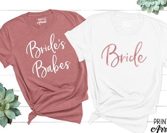 Brides Babes, Bachelorette Shirts, Bridal Party Shirts, Bachelorette Party Shirts, Wedding Party Shirts, Bridesmaid Shirts, Bride Shirt