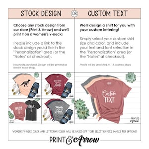 May include: A graphic design for a t-shirt with the text "Print & Arrow" in a white font on a black background. The image shows several different t-shirt designs with various colors and graphics, including a dinosaur, a baby, a beer, and a football.