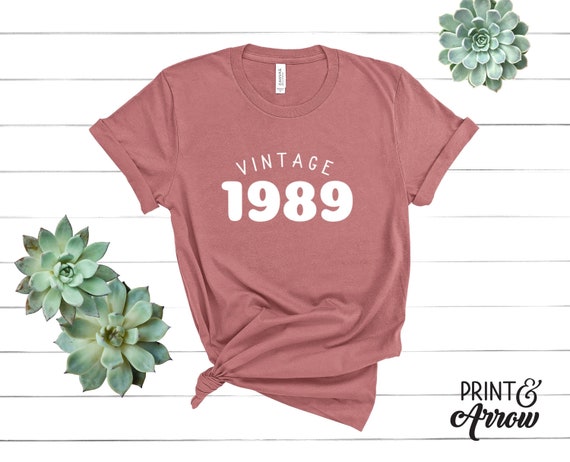 Made In 1989 Birthday Shirt Retro Vintage 80s Costume Made In 1989 Birthday Shirt Retro Vintage 80s Costume