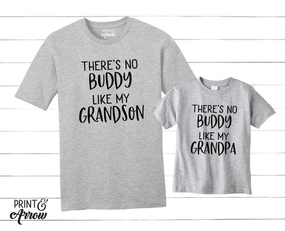 Theres No Buddy Like My Grandson Matching Grandpa T-Shirt Theres No Buddy Like My Grandson Matching Grandpa T-Shirt
