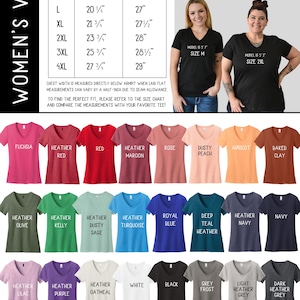 Upgrade any T-Shirt to a Women's V-Neck Shirt in our Shop (Print And Arrow), Women's Fit, V-neck Shirt, Shortsleeve image 3