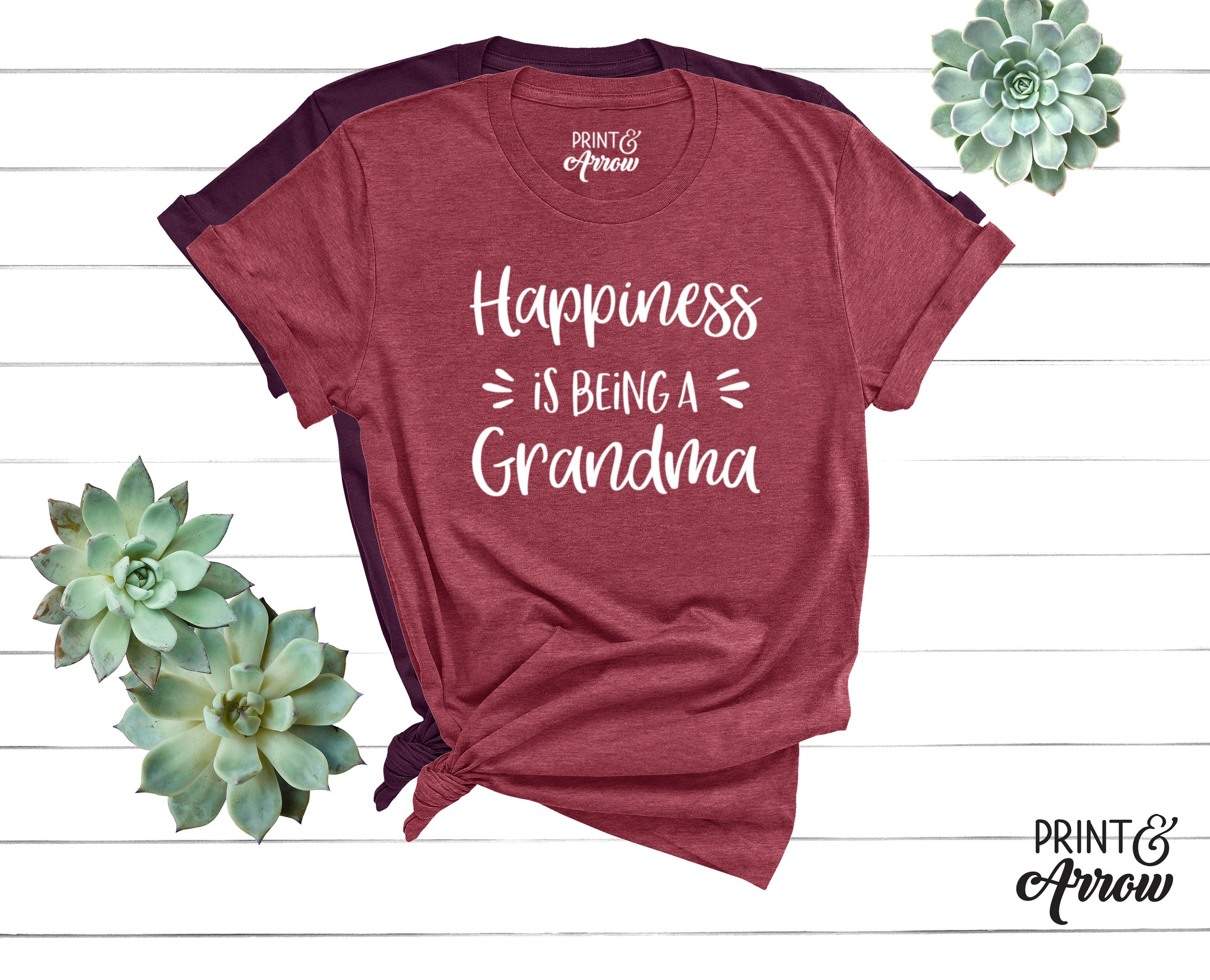 Happiness Is Being A Grandma T-Shirt Happiness Is Being A Grandma T-Shirt