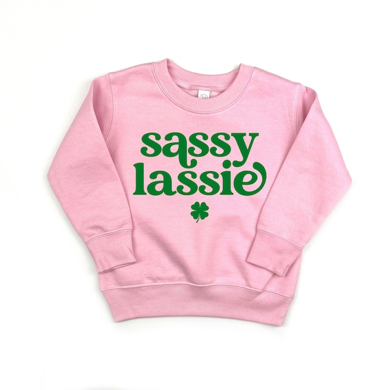 Sassy Little Lassie Girls Kids Toddler St Patricks Day Gift T-Shirt Sassy Little Lassie Girls Kids Toddler St Patricks Day Gift T-Shirt