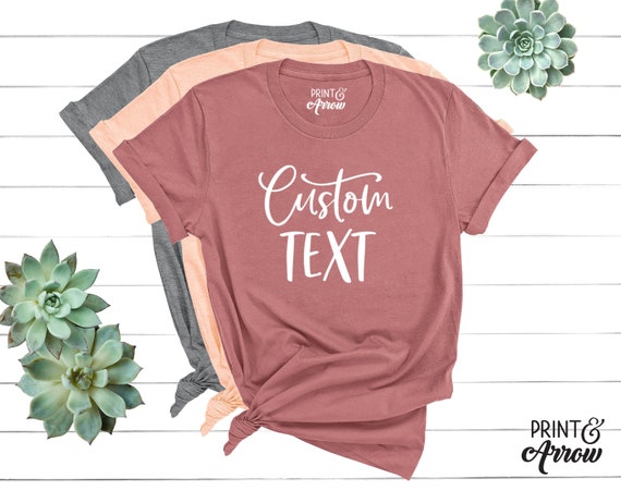 personalized shirts etsy