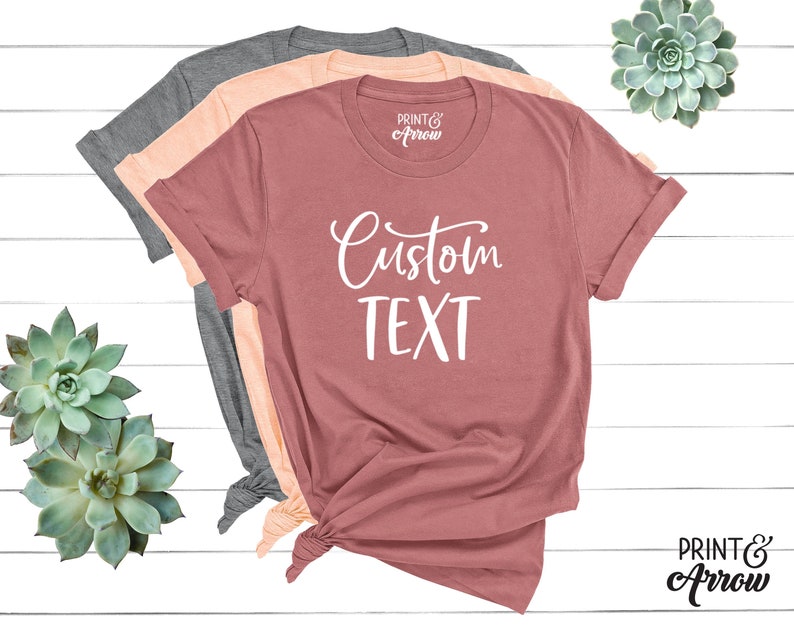 Custom Shirt, Personalized Shirt, Custom T-shirt, Custom Tank, Custom Shirt Printing, Custom Shirt for Women, Personalized T-shirt, Tee image 1