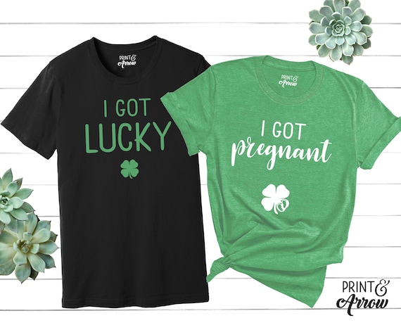 Womens Pregnancy Announcement Gift Funny St Patricks Day Pregnant T-Shirt Womens Pregnancy Announcement Gift Funny St Patricks Day Pregnant T-Shirt