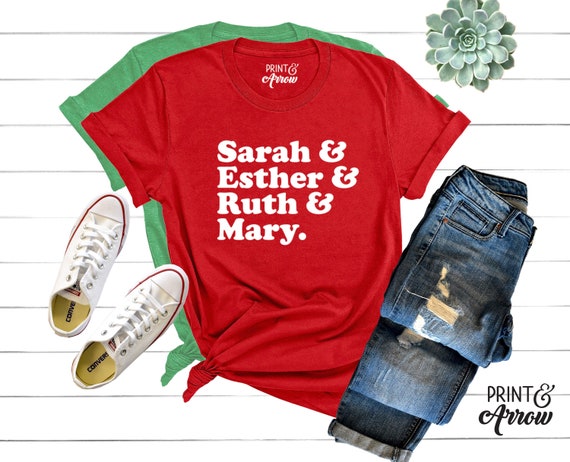 Faith Squad Goals Shirt Ruth Mary Esther Squad Goals Tshirt Faith Squad Goals Shirt Ruth Mary Esther Squad Goals Tshirt
