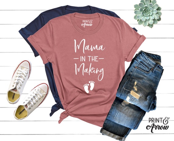 Mama In the Making Shirt Pregnancy Announcement Shirt