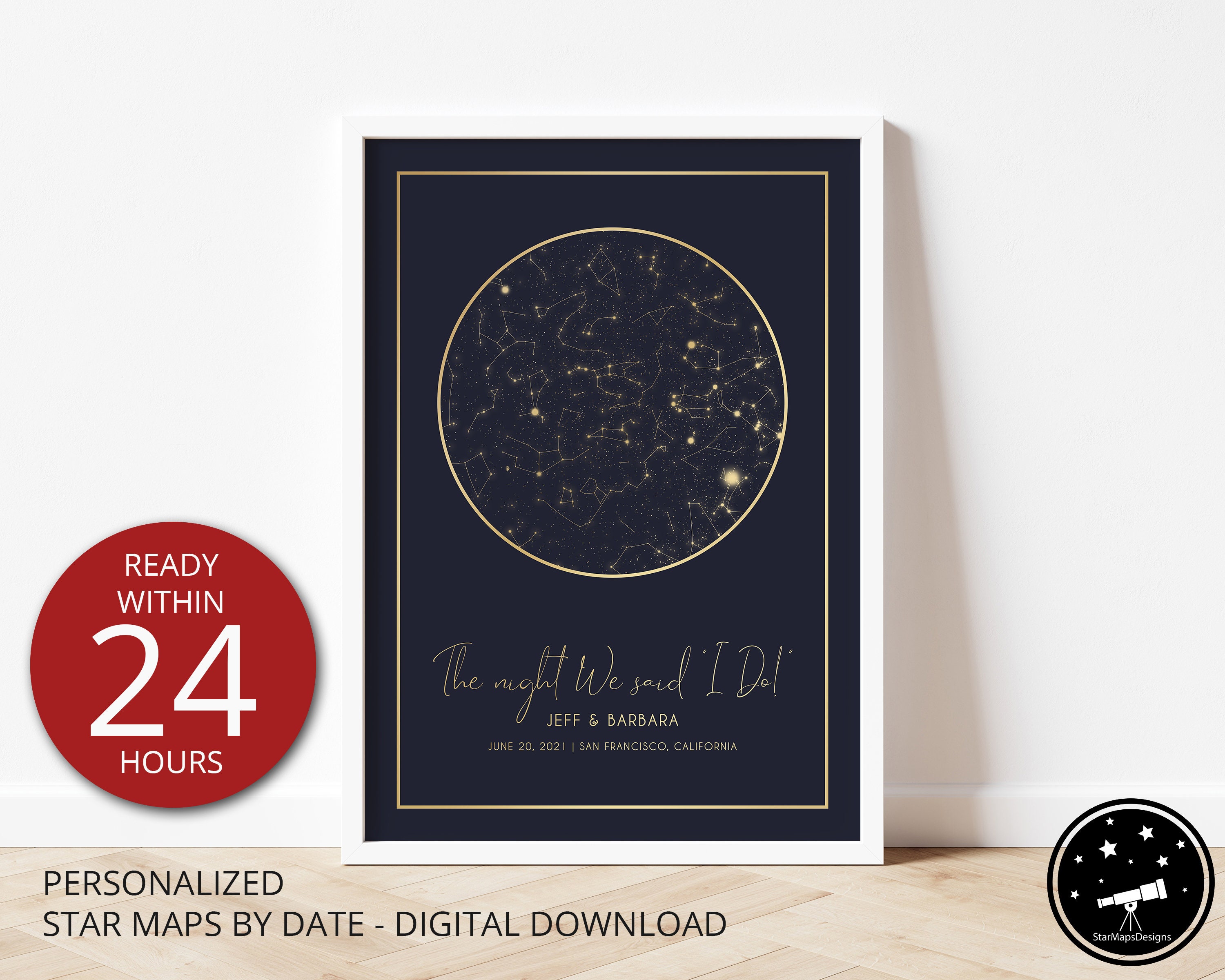 Constellation By Date And Location Custom Star Map Print Digital Night Sky By Date Constellation | Etsy  Singapore
