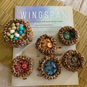 Wingspan Board Game Nests - Crochet