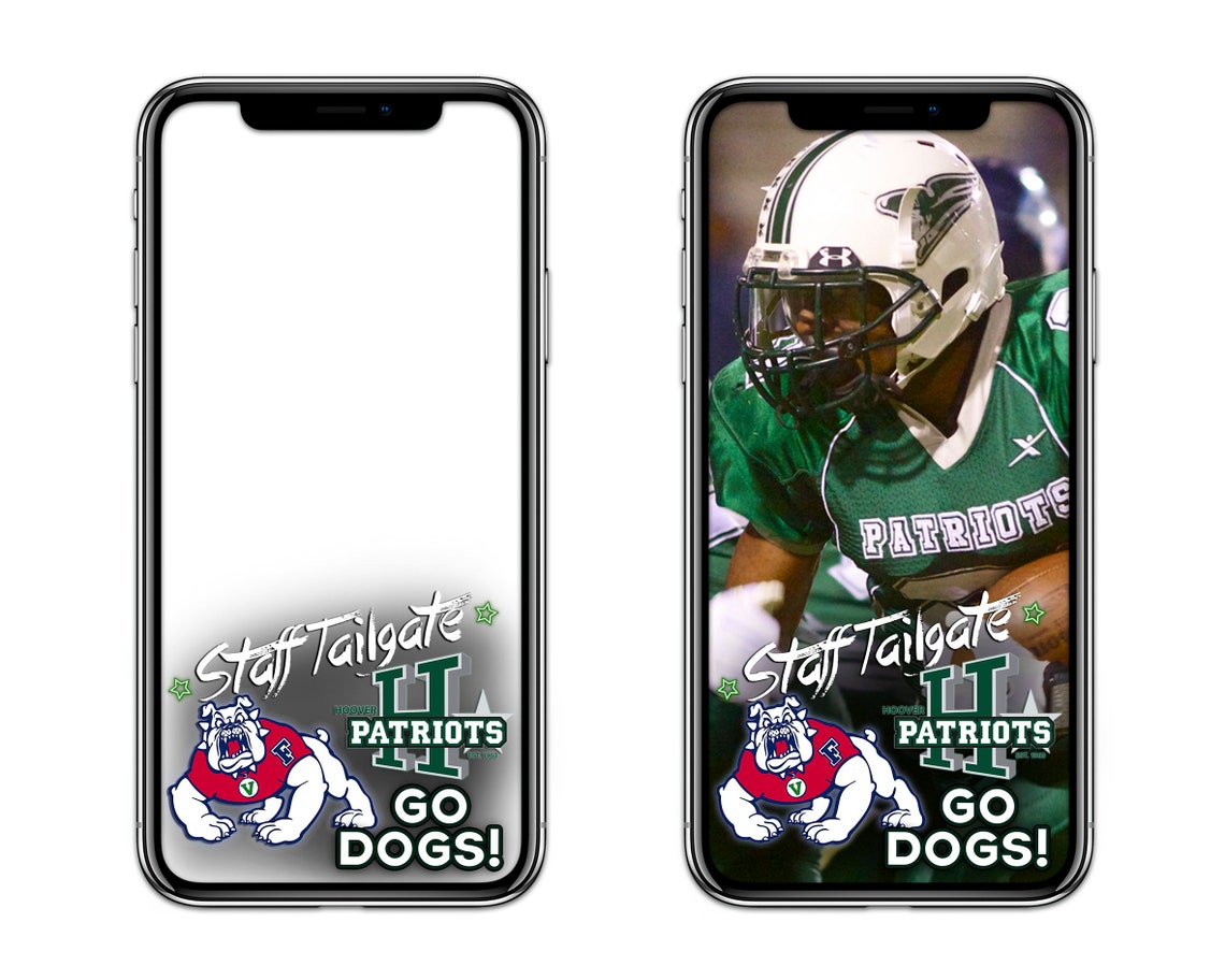 Sports Snapchat Geofilter Football High School Football Etsy