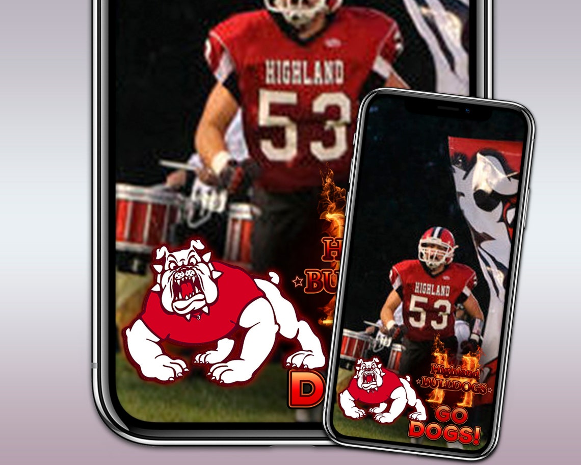 Sports Snapchat Geofilter Football High School Football Etsy