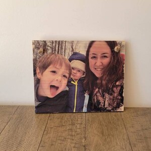 New Mom Gift, Mom Gift From Son, Mother and Son Picture, Gift For Mom,  Personalized Picture Gift, Mother and Son Gift