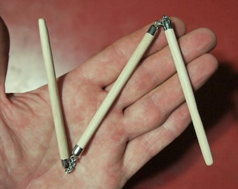 1/6 Scale Miniature Martial Arts Weapon - Three-Sectional Staff