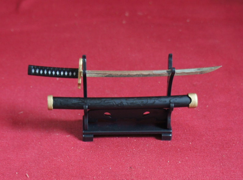 1/6 Scale Miniature Katana Sword Japanese Samurai Weapon image 5