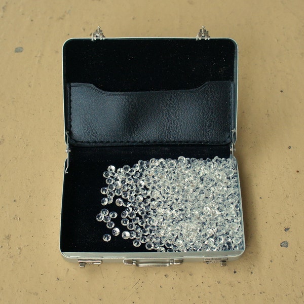1/6 Scale Miniature Briefcase with Gemstones
