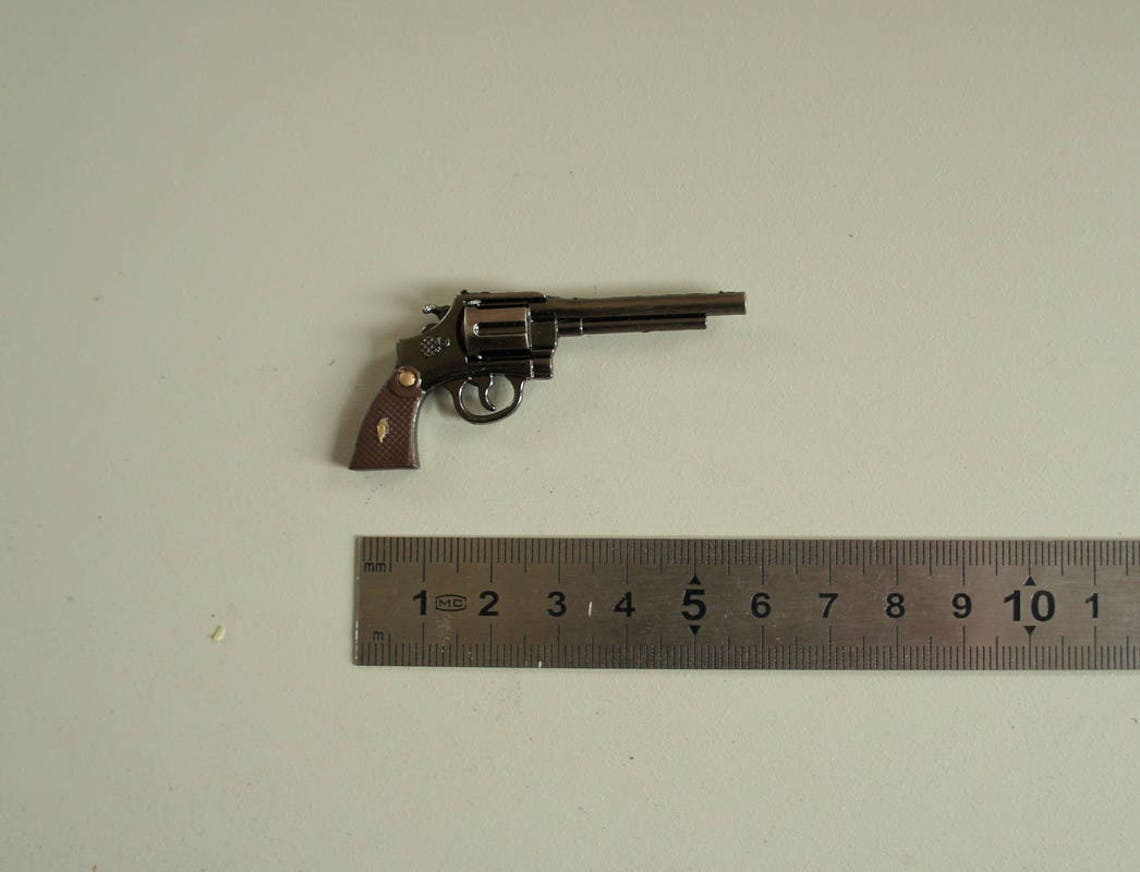1/6 Scale Miniature Smith & Wesson Revolver and Leather - Etsy Australia