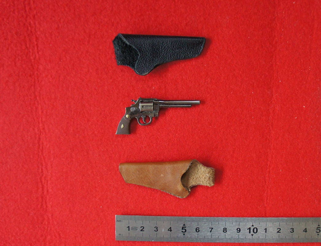 1/6 Scale Miniature Smith & Wesson Revolver and Leather - Etsy Australia