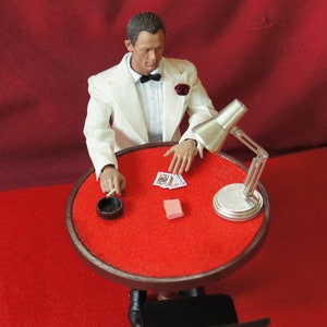 1/6 Scale Furniture Miniature Model Card Table image 5