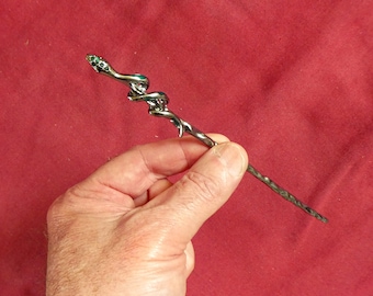 1/6 scale sceptre staff magic wand snake Asclepius solid metal