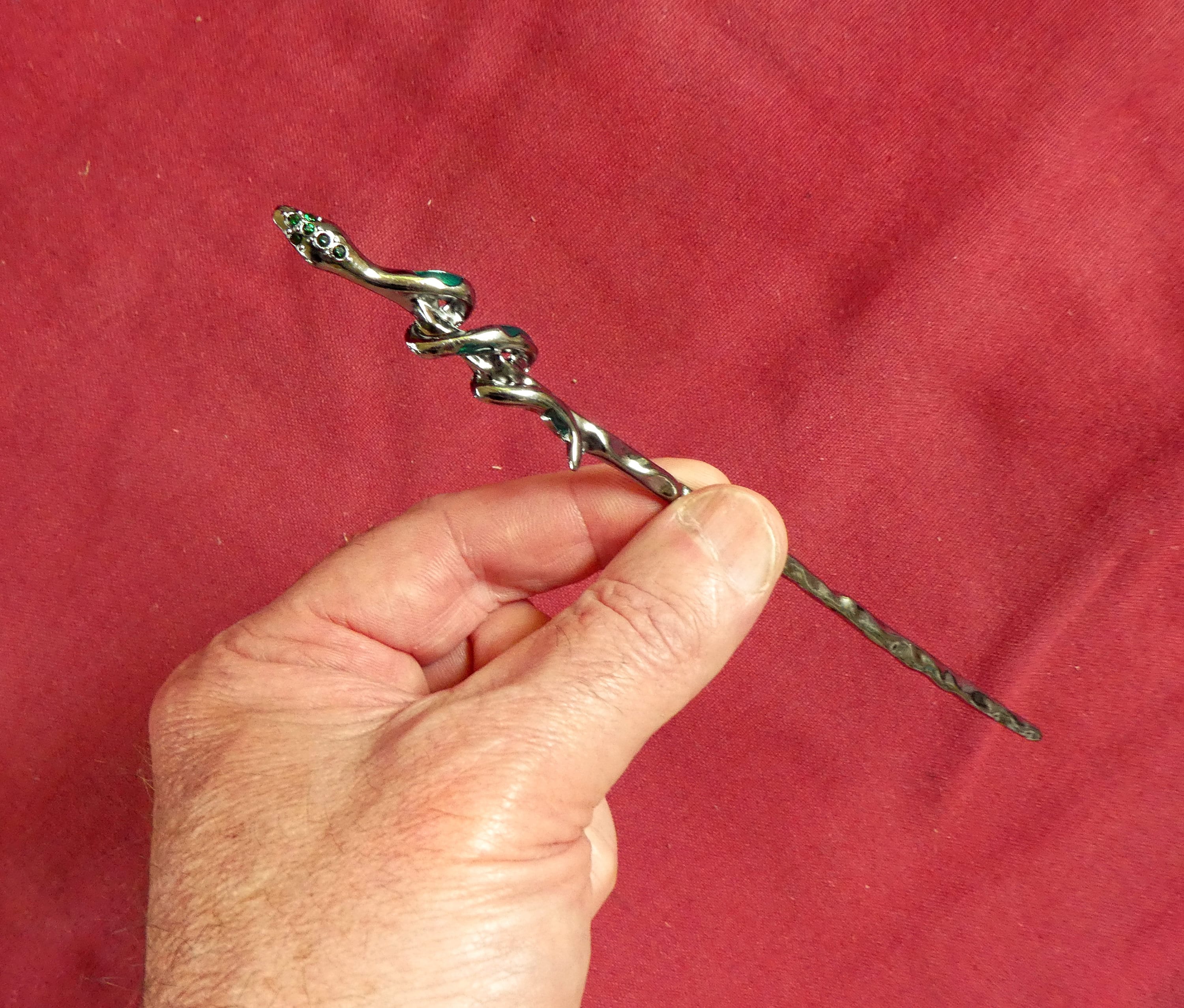 1/6 Scale Sceptre Staff Magic Wand Snake Asclepius Solid Metal - Etsy