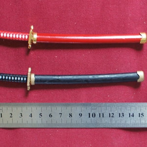 1/6 Scale Miniature Katana Sword Japanese Samurai Weapon image 7