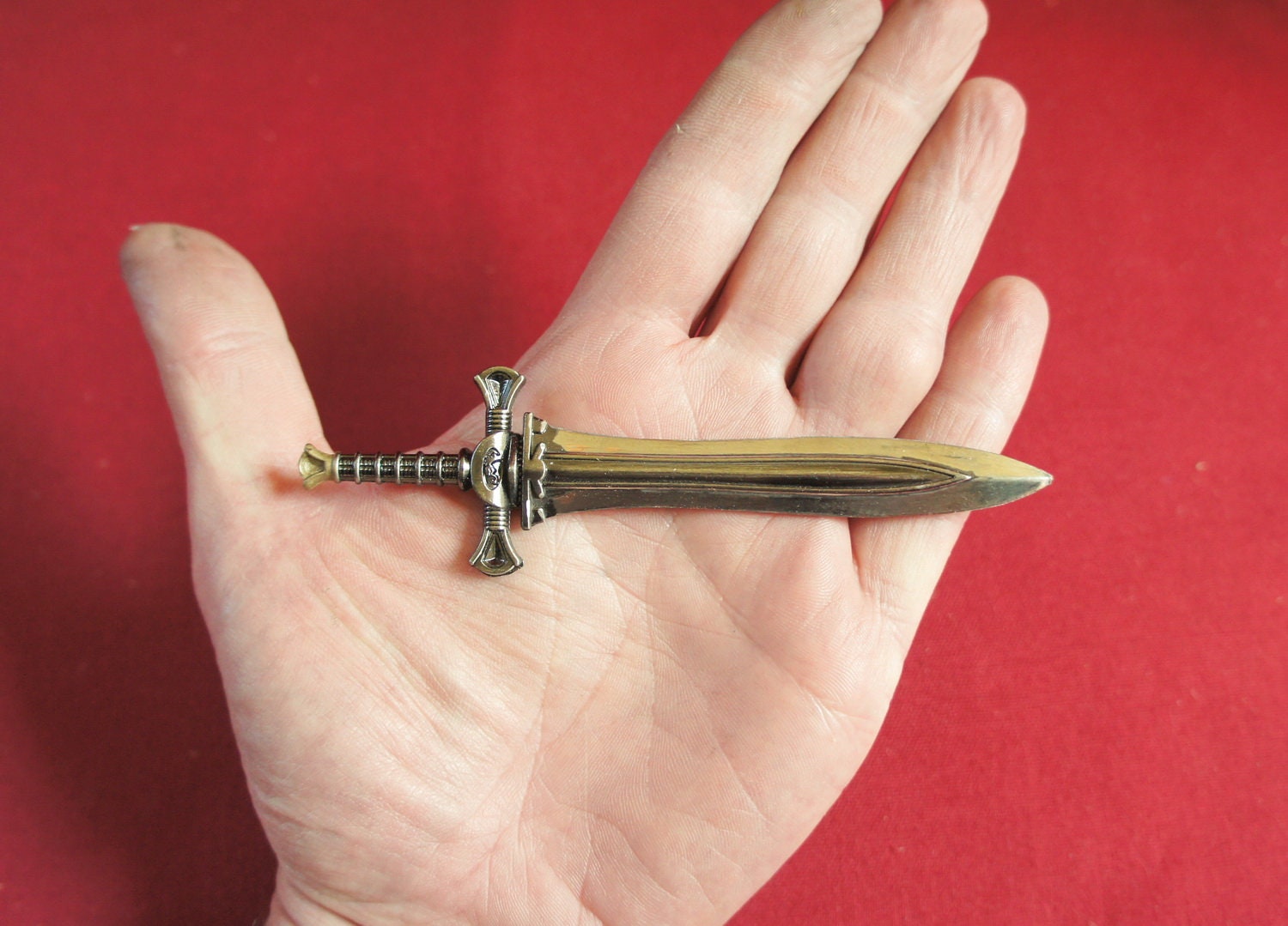 1/6 Scale Miniature Sword Fantasy Barbarian Solid Metal Weapon Etsy