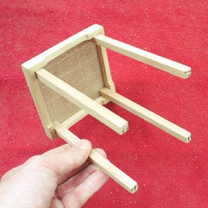 1/6 Scale Furniture Miniature Model Bamboo Table image 4