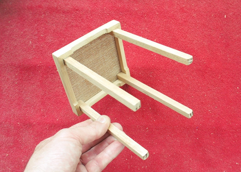 1/6 Scale Furniture Miniature Model Bamboo Table image 4