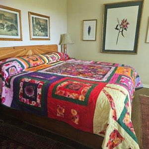 Dahlia Garden King Quilt