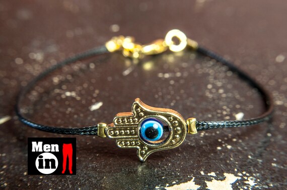 Mens hamsa best sale bracelet