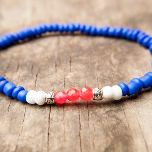 Men Blue Bracelet, Jade Bracelet, Men Bracelet, Men Hipster Bracelet, Men Boho Bracelet, Matte Bracelet, Men Slim Bangle, Men Bead Bracelet