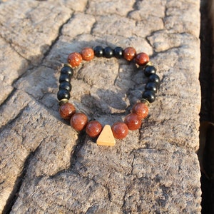 Women  Bracelet, Unisex Bracelet, Goldstone Aventurine Jewelry, Nature Bracelet, Woman Jewelry, Chakra Bracelet, Gold Sandstone Bracelet
