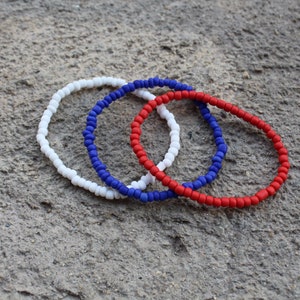 USA Flagge Armband, USA Armband, US Schmuck, 4. Juli Armband, Armband mit amerikanischer Flagge, Freundschaftsarmband